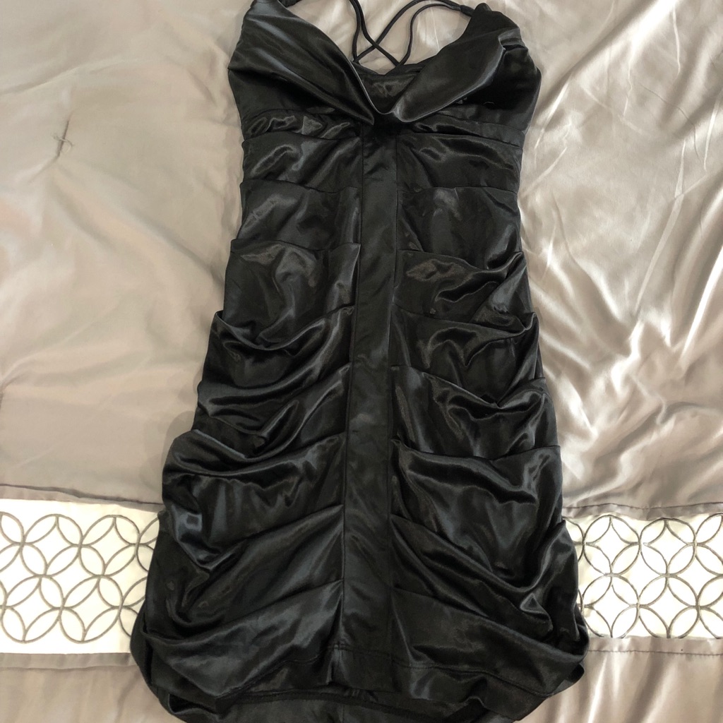 Black Silky Dress